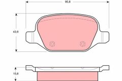 ARKA BALATA LINEA TÜM MODELLER ALFA 147 01 156 97-03 GT 03-10