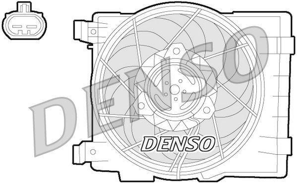 FAN. RADİATOR OPEL CORSA C 00-09