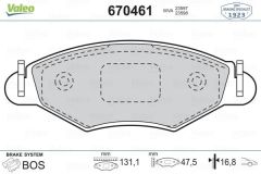 ÖN FREN BALATASI PEUGEOT P206 1.4 1.6 09/98 P306 1.4 1.6 5/93