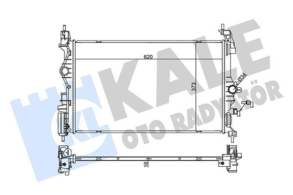 SU RADYATÖRÜ BRAZING OPEL CORSA E 15 19 ADAM 14 19