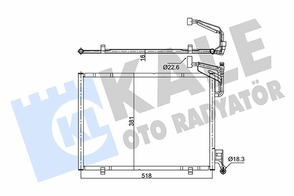 KLIMA RADYATORU FIESTA 14 B-MAX 14 ECOBOOST 1.0