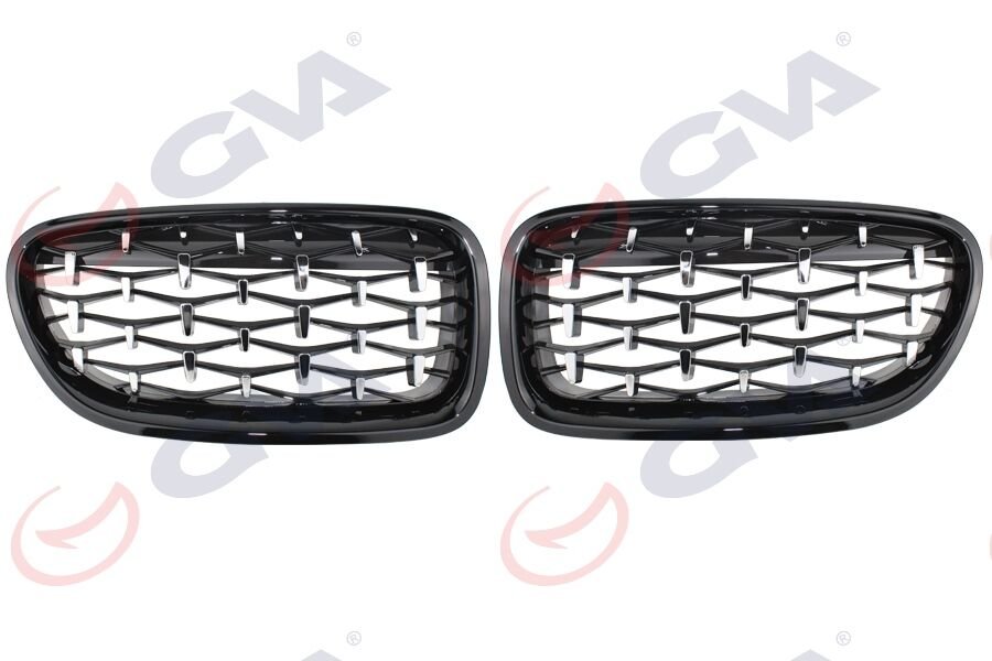PANJUR SIYAH ÇERCEVE KENARLI KROM NOKTALI SET Z4 STYLE BMW F10 10 13