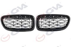 PANJUR SIYAH ÇERCEVE KENARLI KROM NOKTALI SET Z4 STYLE BMW F10 10 13