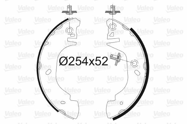 ARKA PABUÇ BALATA TRANSIT T12 2.0 2.5DI 2.5TD 94-00 254x52