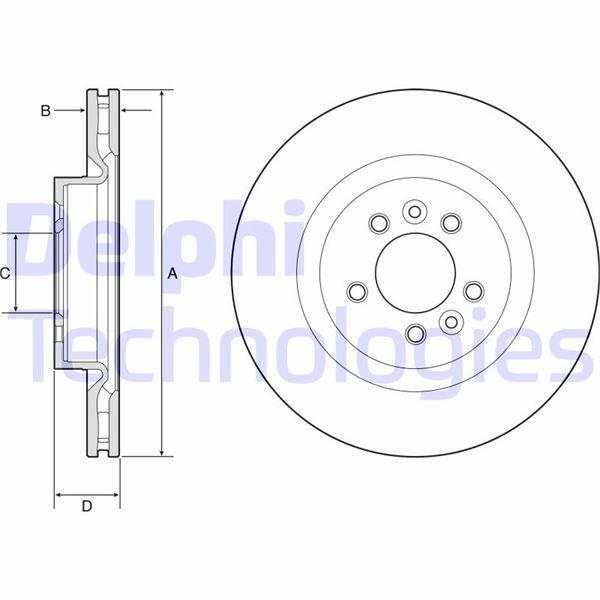FREN DİSKİ TEKLİ PAKET - BOYALI. DELİKLİ ÖN LAND ROVER DISCOVERY. RANGE ROVER. RANGE ROVER SPORT 0 8/2012