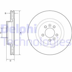 FREN DİSKİ TEKLİ PAKET - BOYALI. DELİKLİ ÖN LAND ROVER DISCOVERY. RANGE ROVER. RANGE ROVER SPORT 0 8/2012