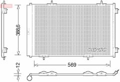 KLİMA KONDENSERİ P301-CITROEN C-ELYSEE 1.2 VTi-1.6 VTi-1.6 HDİ 11/12 587X367X16