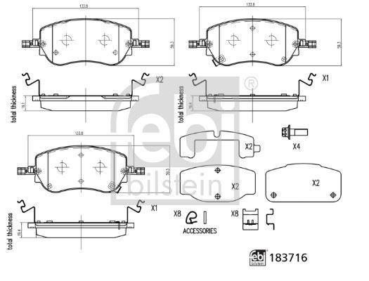 ÖN FREN BALATASI FIAT EGEA YM. 2020