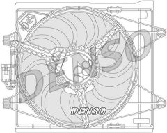 FAN. RADİATOR FIAT PANDA 12-