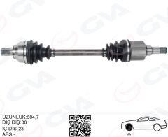 ÖN AKS KOMPLE SOL FOCUS II 1.6- 1.8 TI 04 11 C MAX 1.6 1.8 TI 05 11 BENZINLI VOLVO S40 II 1.6 05 12 V50 1.6 05 12