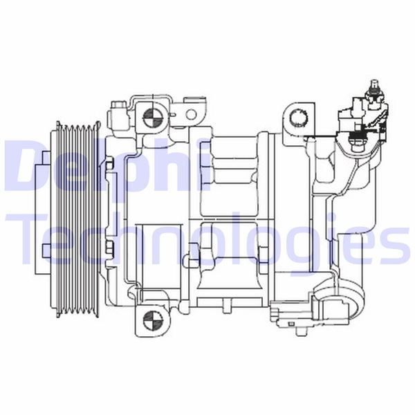 KLİMA KOMPRESÖRÜ P308-P5008-P3008-RCZ-PARTNER-BERLINGO-C4-DS4-DS5