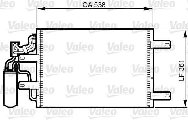 KONDENSER OPEL MERIVA 1.7 CDTI