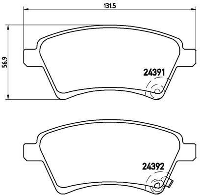ÖN BALATA KNG III YM 09 -SEDICI 1.6 16V-1.9 D-MTJ 06/06 SUZUKI SX4 6.06