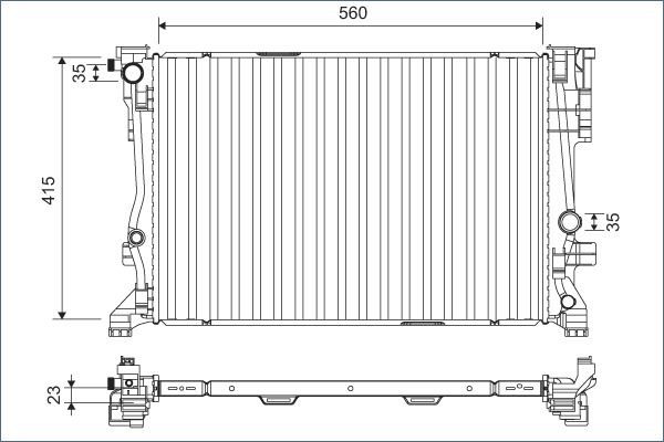 MOTOR SU RADYATORU MERCEDES W176 W246 C117 X117 X156