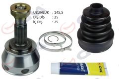 AKS KAFASI DIŞ ÖN LINEA 1.6 MJT 07- -FIORINO 1.3 MJT A/T 08-13 25x25x51.1 145.5mm