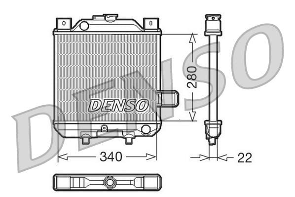 RADİATOR. ENGİNE COOLİNG AIXAM 500 97-05