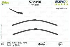 Valeo Silencio AquaBlade Flat Blade VA310 X2 600 500 mm VOLVO V60 06/18