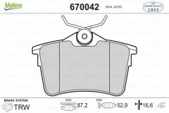 ARKA FREN BALATASI P307 00 09 P308 07 14 PARTNER 08 PARTNER TEPEE 08 BERLINGO 08 C4 04 16 XSARA PICASSO 99 11 DS4 15 18