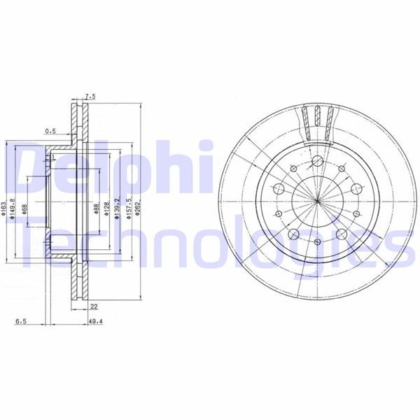 ÖN FREN DISK AYNA VOLVO 740. 760. 780 83 91