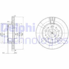 ÖN FREN DISK AYNA VOLVO 740. 760. 780 83 91