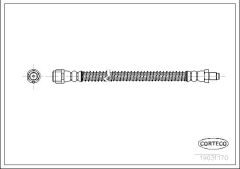 FREN HORTUMU ARKA MERCEDES S-CLASS W220 98 05