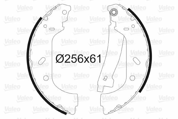 ARKA PABUÇ BALATA JUMPY 95-00 EVASION 94-02 SCUDO 99-06 EXPERT 96 255x60