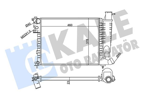 RADYATÖR AL/MKNK XSARA 1.4/1.6 97 98-ZX 1.1-1.4 91 -PEUGEOT 306