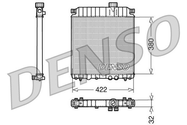 RADİATOR. ENGİNE COOLİNG CITRO N BERLINGO MF 96-11