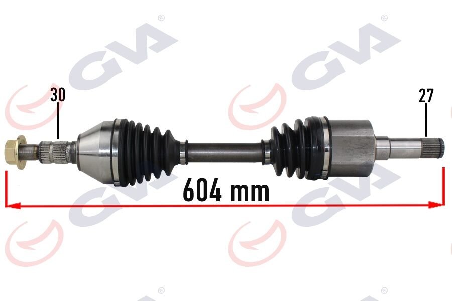KOMPLE AKS SAĞ OPEL VECTRA C 1.9 02-08 604mm AUTO