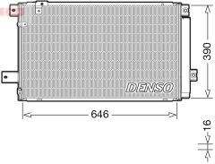 CONDENSER. AİR CONDİTİONİNG TOYOTA AVENSIS 03-09