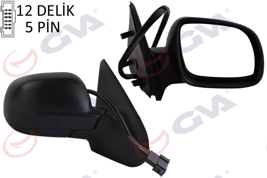 DIŞ DİKİZ AYNASI SAĞ IBIZA-CORDOBA 99 ELEKTRİKLİ ISITMALI KONVEKS 5 FİŞ VM-359EHSR