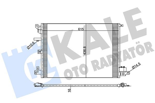KLİMA RADYATÖRÜ VOLVO S60 I 01-10 -S80 I 98-06 -V70 II 99-07 XC70 02-07 632X440X16