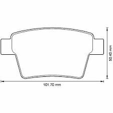 ARKA FREN BALATASI MONDEO III 04 07 JAGUAR X TYPE ESTATE 05 09