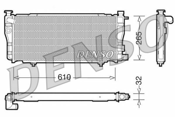 RADİATOR. ENGİNE COOLİNG PEUGEOT 205 I 83-94