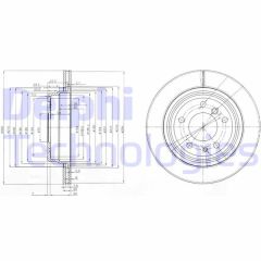 FREN DİSKİ ÇİFTLİ PAKET . DELİKLİ ARKA BMW 540. M5 1989 06/1996