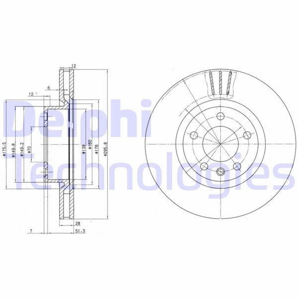 ÖN FREN AYNASI OMEGA A-B 2.6-3.0 24V 90/7.03 SENATOR 90/93 296x28x5DLxHAVALI