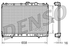 RADİATOR. ENGİNE COOLİNG MITSUBISHI COLT IV 92-96
