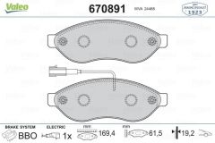 ÖN BALATA DUCATO 3-4-BOXER 3-4-JUMPER 3-4 06 11 16Q-20Q- KARSAN JEST TEK FİŞLİ