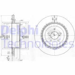 FREN DİSKİ ÇİFTLİ PAKET . DELİKLİ ARKA SUBARU IMPREZA 01/2002 04/2004