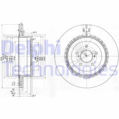 FREN DİSKİ ÇİFTLİ PAKET . DELİKLİ ARKA SUBARU IMPREZA 01/2002 04/2004