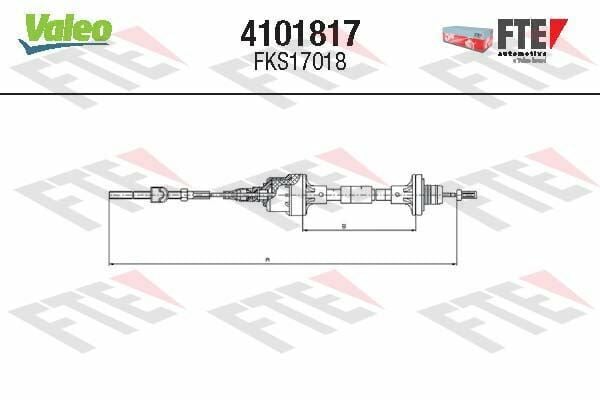 DEBRİYAJ TELİ ASTRA F 1.4i 16V-1.6i-1.7D-1.7TD/TDS 94 98