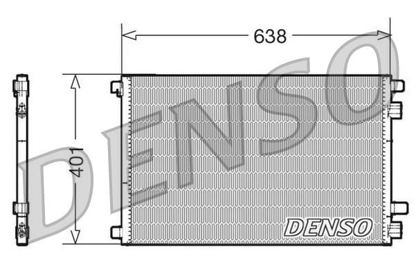KLİMA RADYATÖRÜ KONDENSER RENAULT MEGANE II 03 SCENIC II 03 GRAND SCENIC II 03 1.5dCi 1.6 1.9dCi 2.0