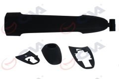 DIŞ KAPI KOLU KAPAKLI ÖN SOL ANAHTAR DELİKLİ SİYAH DESENLİ CRAFTER-SPRINTER 07-18