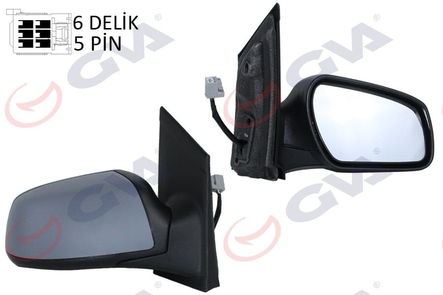 DIŞ DİKİZ AYNASI SAĞ FOCUS 05 ELEKTRİKLİ ISITMALI ASTARLI KONVEKS 5 FİŞ VM-301EHPR