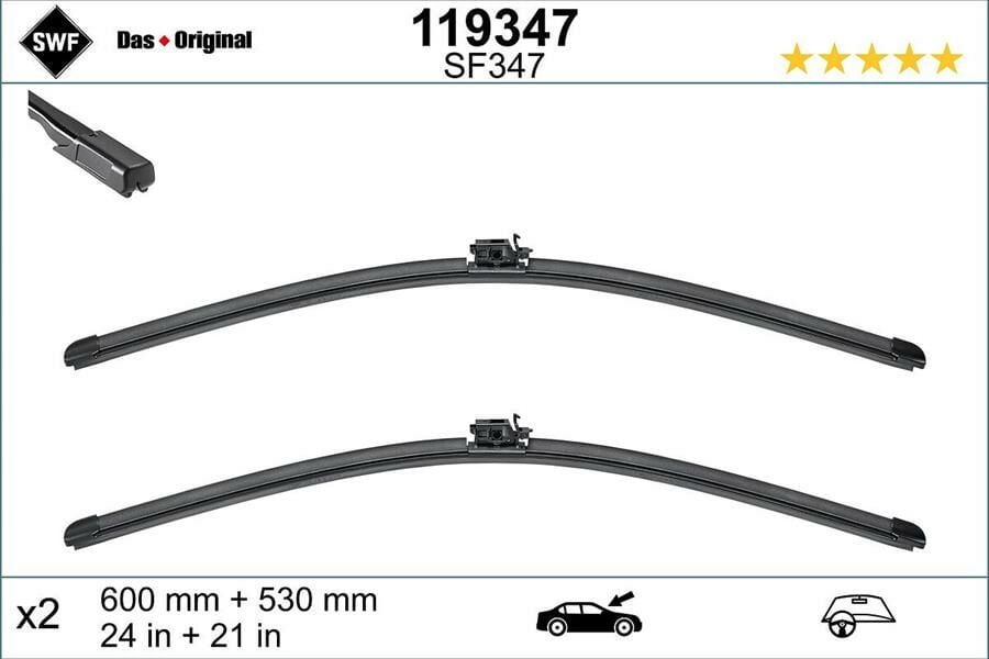 SILECEK SUPURGESI ON 600mm / 530mm MERCEDES X243 X247 SWF