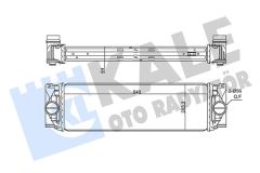 TURBOSARJ RADYATORU MERCEDES SPRINTER B906 B907 B910 . VW CRAFTER 30-35-50