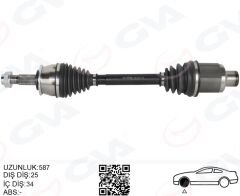KOMPLE AKS SAĞ OPEL MOKKA 12 1.4 NET 1.6 CDTI DTN-DTU-DTH CHEVROLET TRAX 1.4-1.6 12 MANUEL VİTES DIŞ 24 DİŞ - İÇ 34 DİŞ