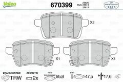 ARKA FREN BALATASI OPEL CORSA E 14 19 ADAM 14 19 15 JANT RPO J67 FIAT EGEA 16 500L 13 264mm