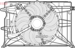 FAN. RADİATOR FIAT 500X 14-
