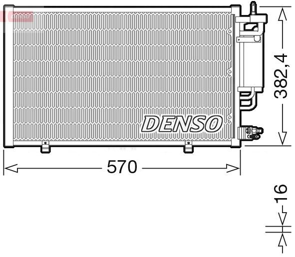 KLIMA RADYATORU KONDANSER FIESTA VI EURO 5 1.4TDCI 08 14